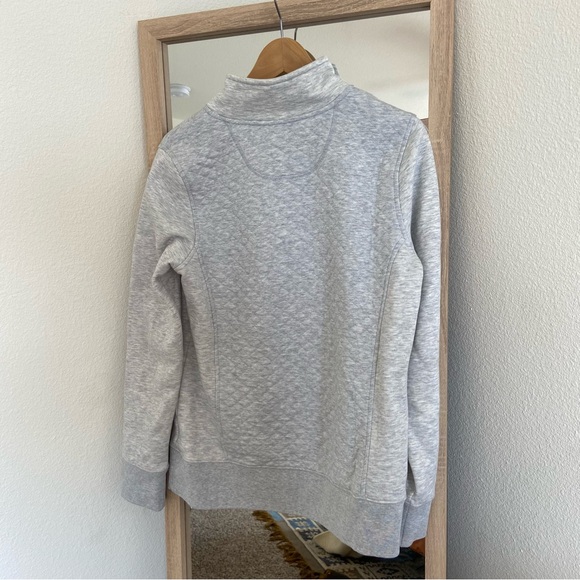 NWT LLBean quarter zip quilted pullover - Picture 3 of 3